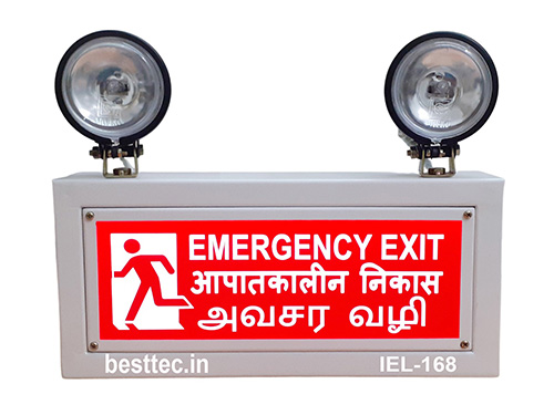 industrial emergency light with battery backup